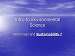 Intro to Environmental Science