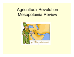 Agricultural Revolution Mesopotamia Review