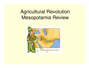 Agricultural Revolution Mesopotamia Review
