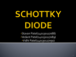 Schottky diode I-V Characteristics