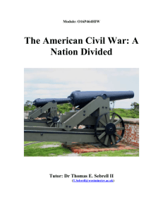 OUDCE American Civil War Syllabus