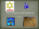 The Hebrews and Judaism PP Chapter 7