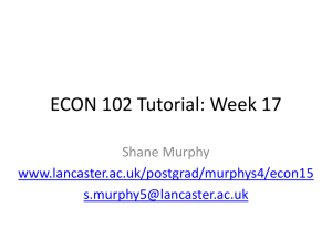 Week 17 - Lancaster University