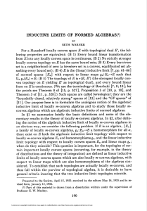 inductive limits of normed algebrasc1