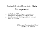 Probabilistic Data Management