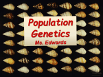 Unit 3 Population Genetics PowerPoint