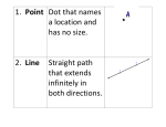 Unit 1 Vocabulary-Formal Definitions