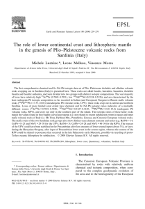The role of lower continental crust and lithospheric mantle in the