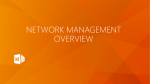 NETWORK MANAGEMENT