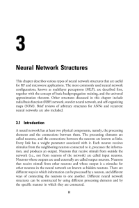 Neural Network Structures