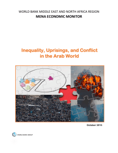 “Inequality, Uprisings, and Conflict in the Arab World” Middle East