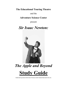 Sir Isaac Newton: The Apple and Beyond
