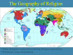 geography of religions