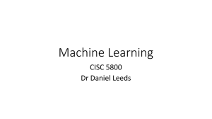 Machine Learning