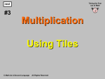3. Multiplication Using Tiles