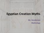 Egyptian Creation Myths