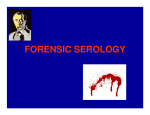 forensic serology - Academic Home Page