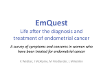 EmQuest Life after the diagnosis and treatment of endometrial cancer