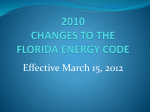 changes to the florida energy code