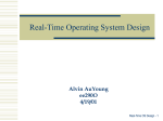 Real-Time Operating System Design