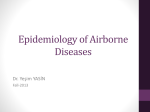 Epidemiology of Air-borne Diseases - University of Yeditepe Faculty