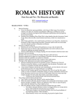 ROMAN HISTORY Parts One and Two