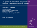 Chantrill Presentation - Australian Pancreatic Cancer Genome