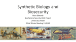 Synthetic Biology and Biosecurity