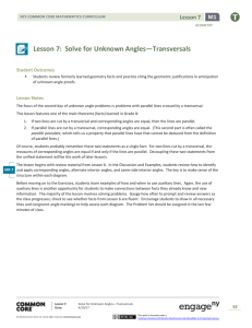 Geometry Module 1, Topic B, Lesson 7: Teacher Version