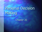 Personal Decision Making