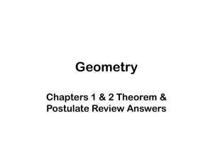 Theorem Review