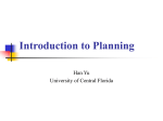 Introduction to Planning