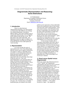 Diagrammatic Representation and Reasoning: Some Distinctions