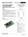 Full Function ZigBee™ Embedded Module