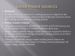 GMAW Power Sources