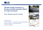 Climate change scenarios in Europe and their potential