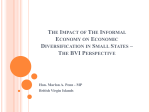 The Impact of The Informal Economy on Economic Diversification in