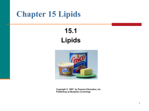 Lipids - faculty at Chemeketa