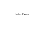 Julius Caesar - Roslyn Schools