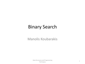 Binary Search