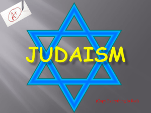 Judaism Notes