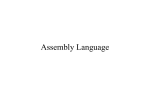 Assembly Programming 2