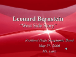 Leonard Bernstein “West Side Story”