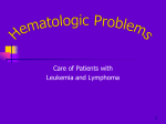 Week 15 Leukemia-Lymphoma Sp 2012