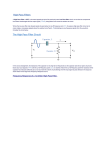 High Pass Filters A High Pass Filter or HPF, is the exact opposite to