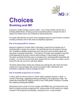 Smoking and MS - MS-UK