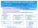 1.2. OS Introduction Computer System types
