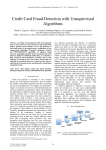 Credit Card Fraud Detection with Unsupervised Algorithms