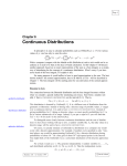 Continuous Distributions - Department of Statistics, Yale
