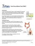 Fecal Occult Blood Test (FOBT)